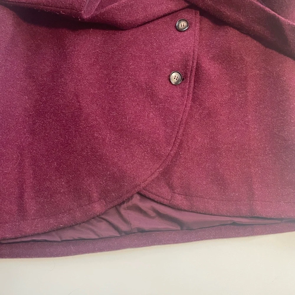 BloomChic Deep Cranberry Outerwear - Picture 4 of 8